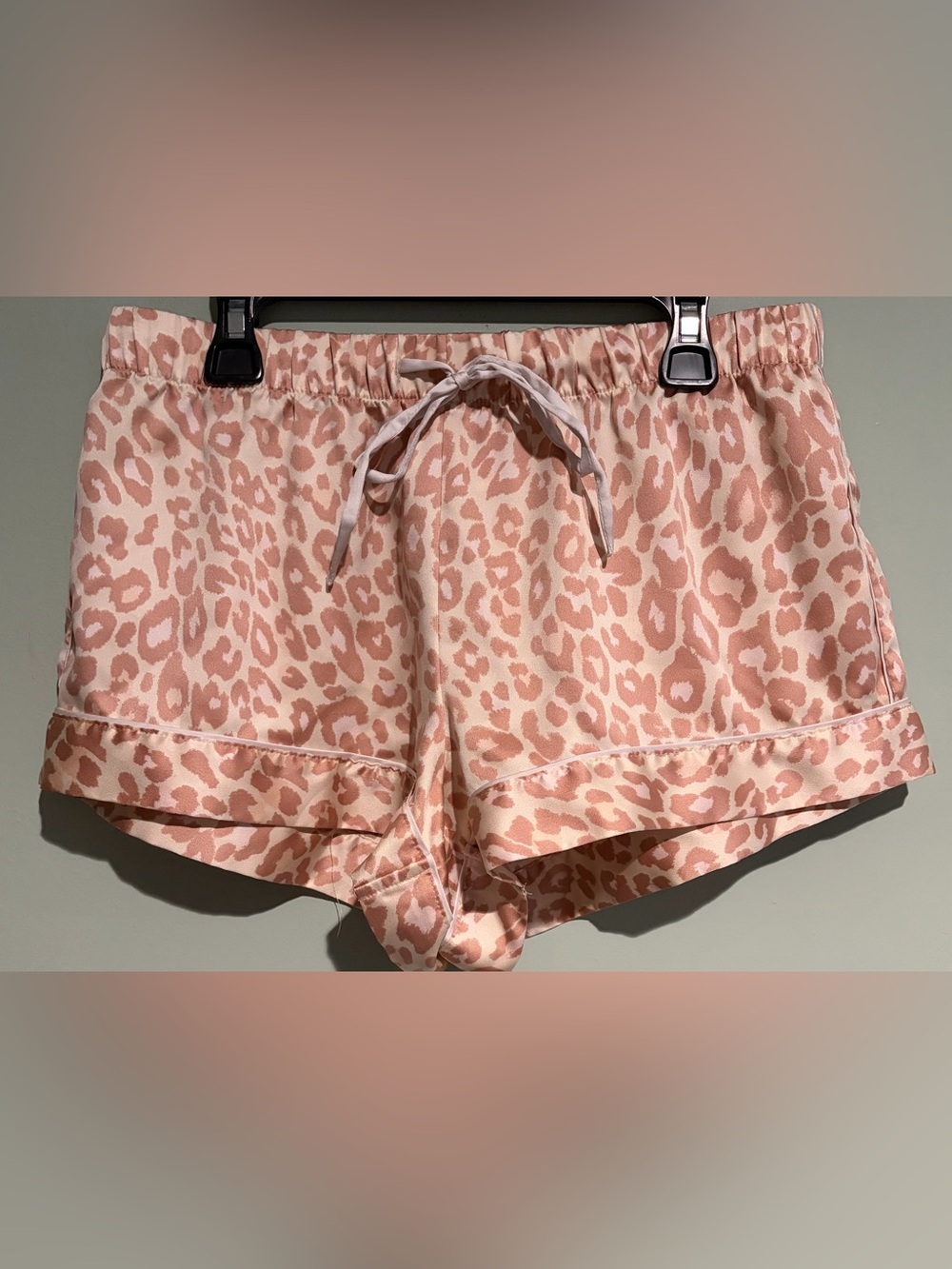 Victoria’s Secret Satin Leopard Print Sleep Shorts